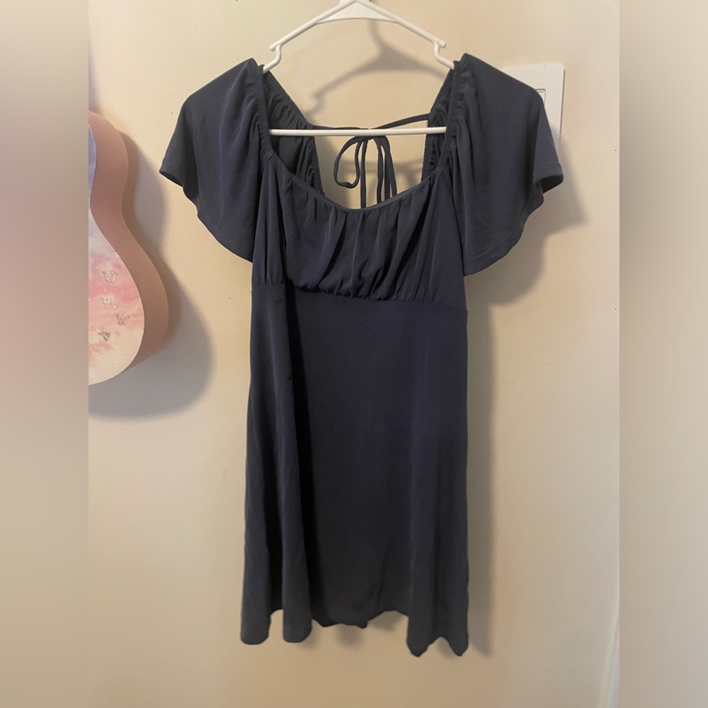 Blue dress